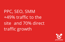 SEO +70% direct traffic growth